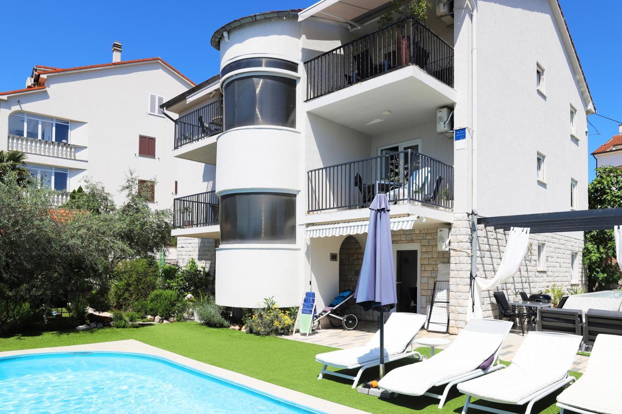 Apartments Skandi1 Малинска Экстерьер фото